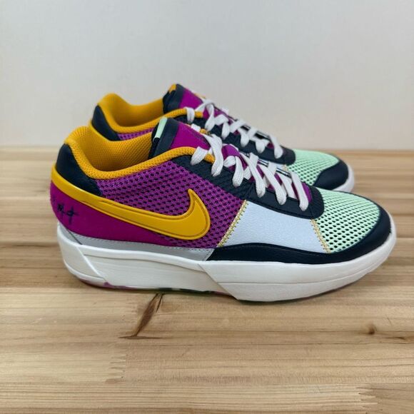 Nike JA 1 SE Camp Ja GS youth 5Y basketball sneakers university gold obsidian - Picture 1 of 8